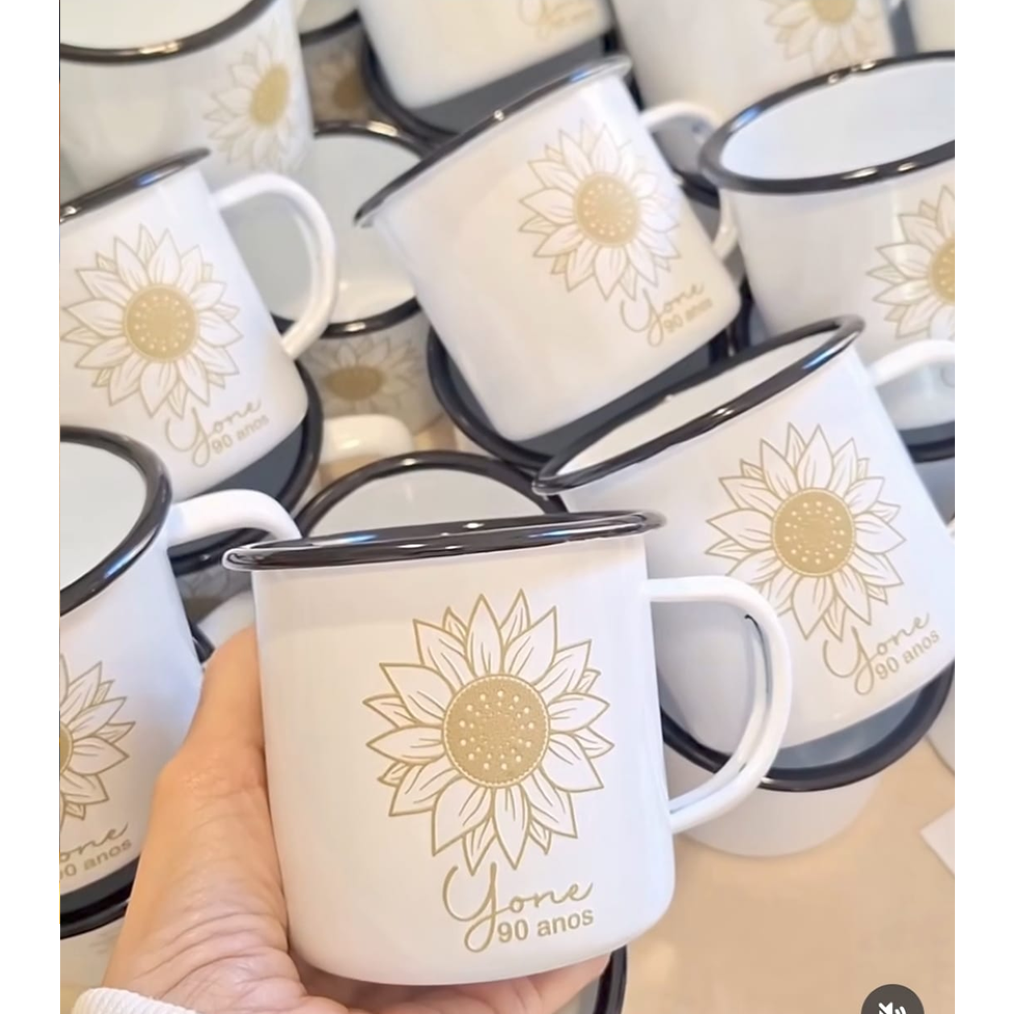 Lembrancinhas de Aniversário Adulto Caneca Agata personalizada